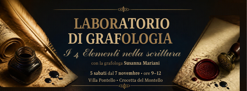 Corso di grafologia i 4 elementi nella scrittura